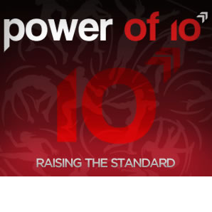 Power of 10 logo